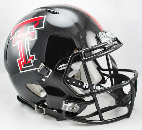 Texas Tech Red Raiders Speed Football Helmet <B>Chrome Decal</B>