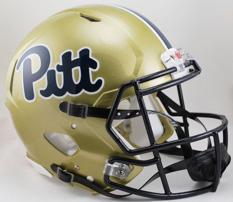 Pittsburgh Panthers Speed Football Helmet <B>Pitt Script</B>