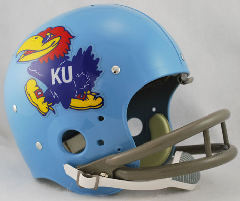 Kansas Jayhawks 1964 TK Helmet Full Size Throwback