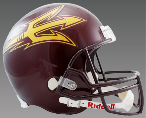 Arizona State Sun Devils Full Size Replica Football Helmet <B>Maroon</B>