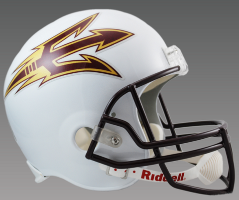 Arizona State Sun Devils Full Size Replica Football Helmet <B>White</B>