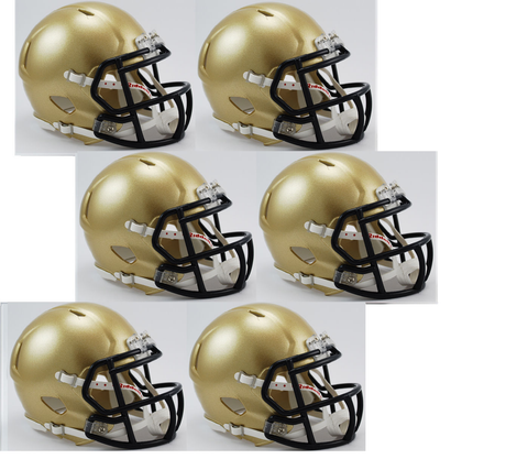 Navy Midshipmen NCAA Mini Speed Football Helmet 6 count