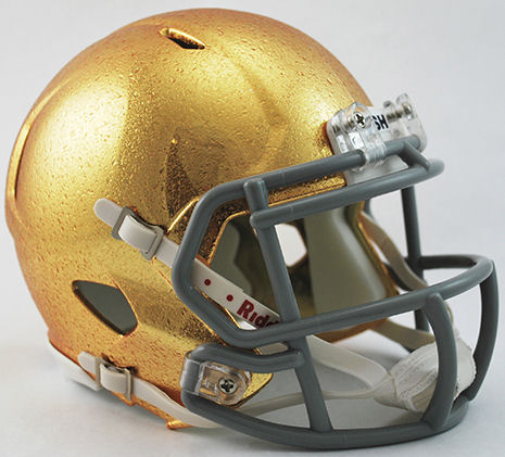 Notre Dame Fighting Irish NCAA Mini Speed Football Helmet <B>HydroSkin Discontinued</B>