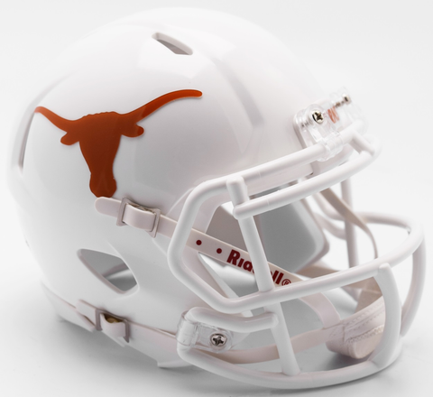 Texas Longhorns NCAA Mini Speed Football Helmet <B>NEW 2017</B>