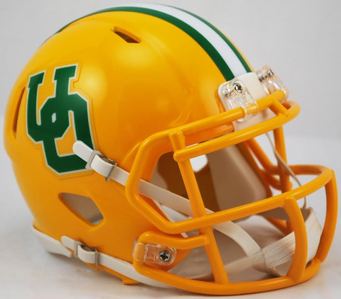 Oregon Ducks NCAA Mini Speed Football Helmet <B>Yellow Throwback</B>