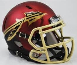 Florida State Seminoles NCAA Mini Speed Football Helmet <B>2015 Garnet and Black Discontinued</B>