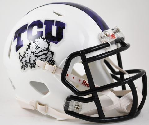 TCU Horned Frogs NCAA Mini Speed Football Helmet <B>2015 NEW</B>