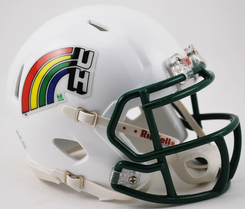 Hawaii Warriors NCAA Mini Speed Football Helmet <B>Retro</B>