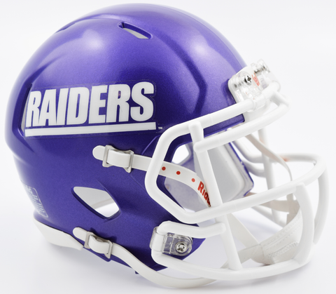 Mount Union Purple Raiders NCAA Mini Speed Football Helmet <B>NEW 2016</B>