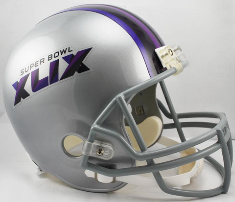 Super Bowl 49 XLIX Riddell Full Replica Helmet