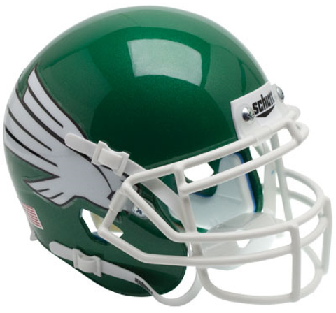 North Texas Mean Green Mini XP Authentic Helmet Schutt