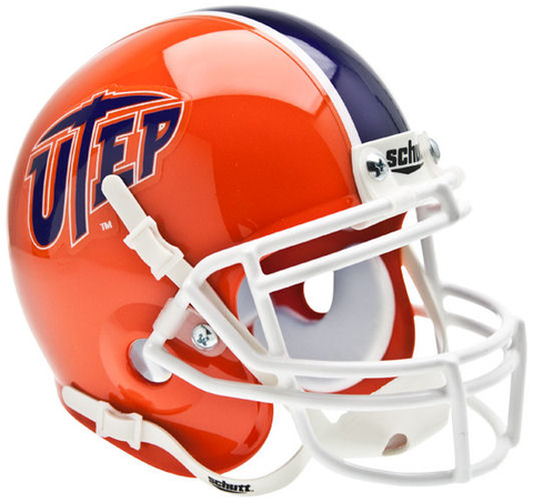 UTEP Miners Mini XP Authentic Helmet Schutt