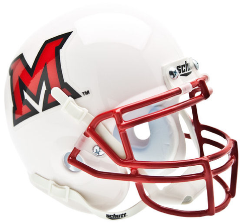 Miami of Ohio Redhawks Mini XP Authentic Helmet Schutt