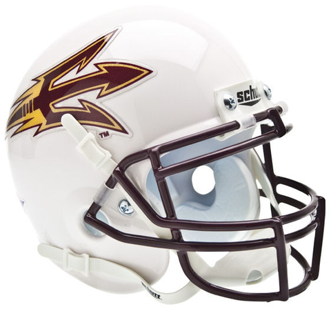 Arizona State Sun Devils Mini XP Authentic Helmet Schutt <B>White</B>