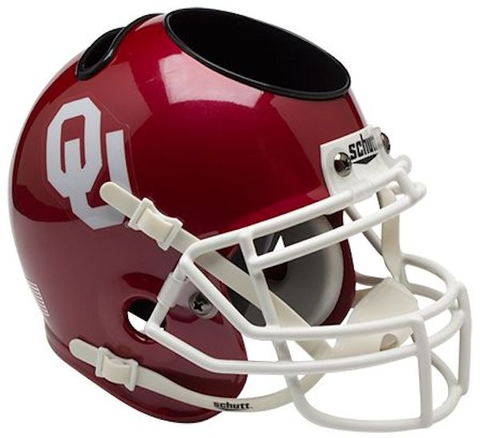 Oklahoma Sooners Miniature Football Helmet Desk Caddy