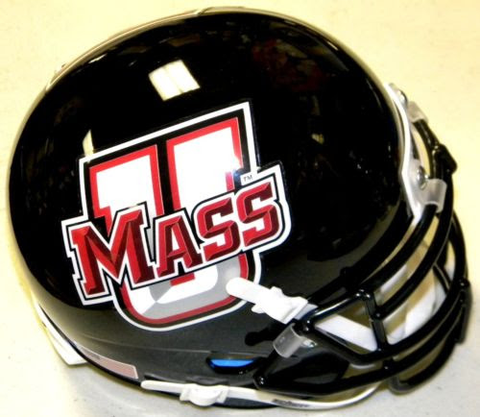 U Mass Minutemen Mini XP Authentic Helmet Schutt <B>Black</B>