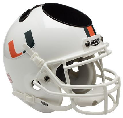 Miami Hurricanes Miniature Football Helmet Desk Caddy