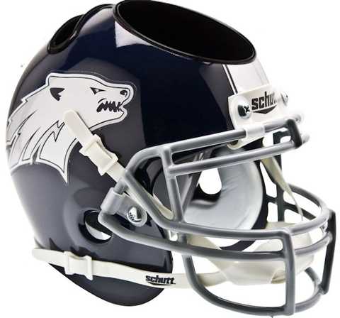 Nevada Wolfpack Miniature Football Helmet Desk Caddy