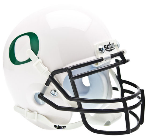 Oregon Ducks Mini XP Authentic Helmet Schutt <B>White</B>