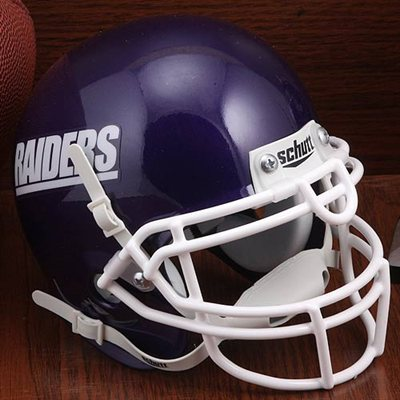 Mount Union Purple Raiders Mini XP Authentic Helmet Schutt