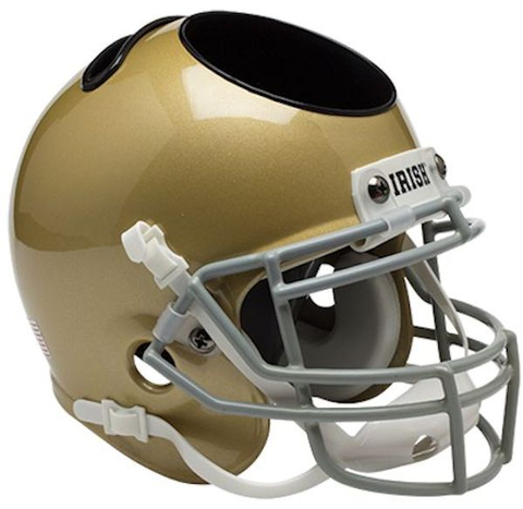 Notre Dame Fighting Irish Miniature Football Helmet Desk Caddy