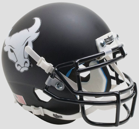 Buffalo Bulls Authentic College XP Football Helmet Schutt <B>Matte Black</B>