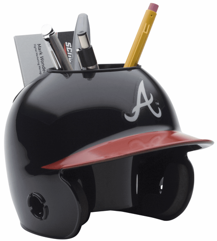 Atlanta Braves Miniature Batters Helmet Desk Caddy