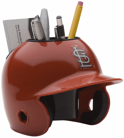 St Louis Cardinals Miniature Batters Helmet Desk Caddy