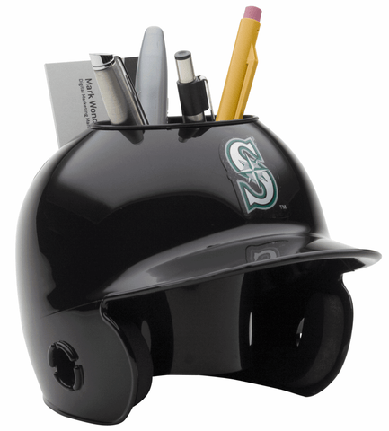 Seattle Mariners Miniature Batters Helmet Desk Caddy