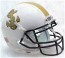 Navy Midshipmen Authentic College XP Football Helmet Schutt <B>White</B>