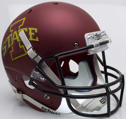 Iowa State Cyclones Full XP Replica Football Helmet Schutt <B>Matte Maroon</B>