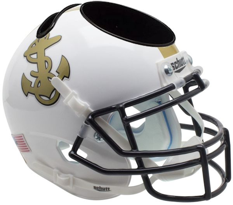 Navy Midshipmen Miniature Football Helmet Desk Caddy <B>White</B>