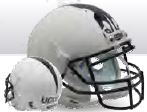 Connecticut Huskies Full XP Replica Football Helmet Schutt <B>Matte White</B>