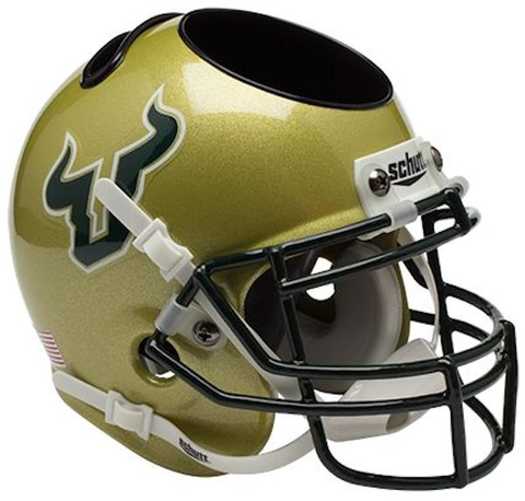 South Florida Bulls Miniature Football Helmet Desk Caddy