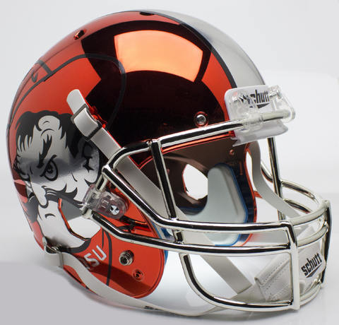 Oklahoma State Cowboys Full XP Replica Football Helmet Schutt <B>Chrome Orange</B>