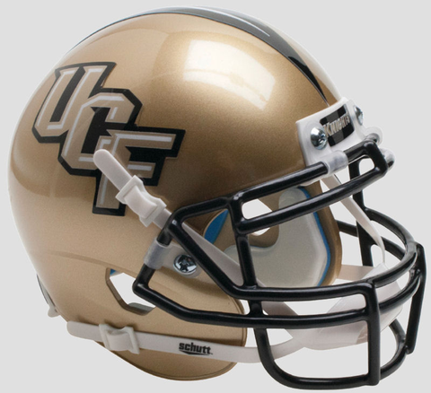 Central Florida Golden Knights Mini XP Authentic Helmet Schutt <B>Gold</B>