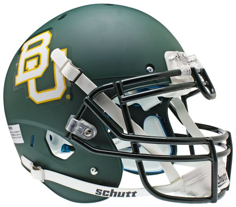 Baylor Bears Authentic College XP Football Helmet Schutt <B>Matte Green</B>