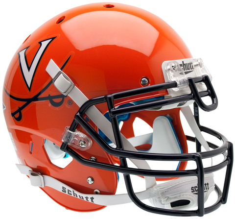 Virginia Cavaliers Authentic College XP Football Helmet Schutt <B>Orange</B>