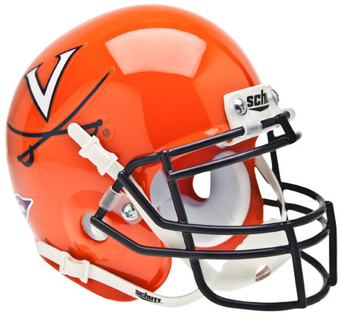 Virginia Cavaliers Mini XP Authentic Helmet Schutt <B>Orange</B>