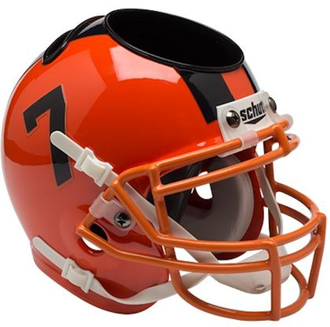 Oregon State Beavers Miniature Football Helmet Desk Caddy <B>Orange</B>