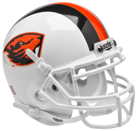 Oregon State Beavers Mini XP Authentic Helmet Schutt <B>White</B>