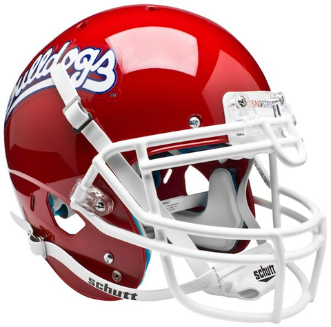 Fresno State Bulldogs Authentic College XP Football Helmet Schutt <B>Scarlet</B>