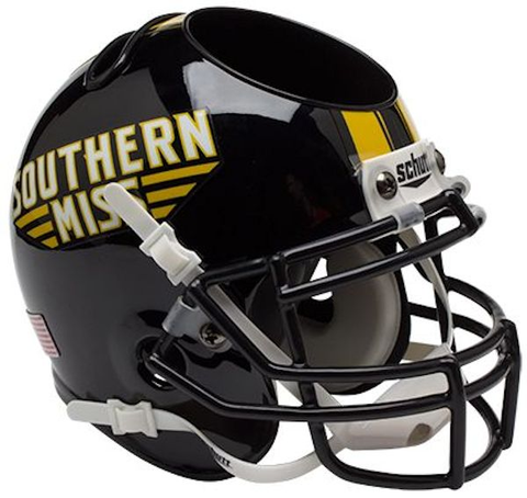 Southern Mississippi Golden Eagles Miniature Football Helmet Desk Caddy