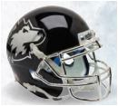 Northern Illinois Huskies Authentic College XP Football Helmet Schutt <B>Chrome Mask</B>