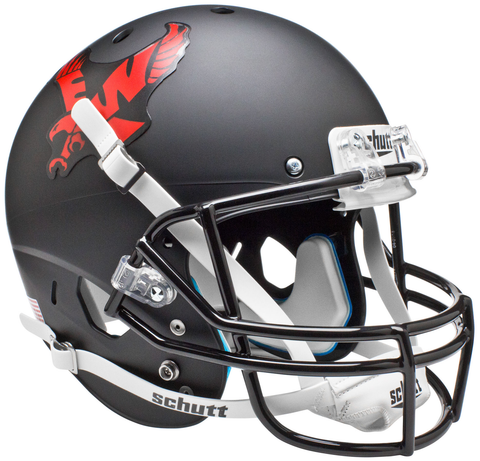 Eastern Washington Eagles Full XP Replica Football Helmet Schutt <B>Matte Black</B>