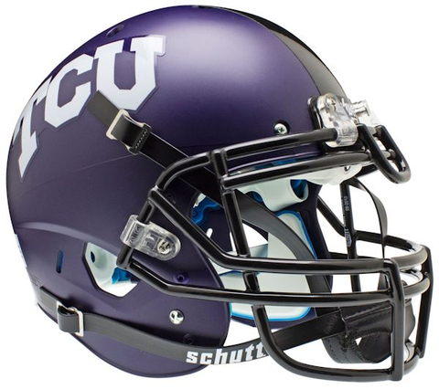 TCU Horned Frogs Authentic College XP Football Helmet Schutt <B>Matte</B>