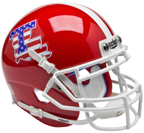 Louisiana Tech Bulldogs Mini XP Authentic Helmet Schutt <B>Flag</B>