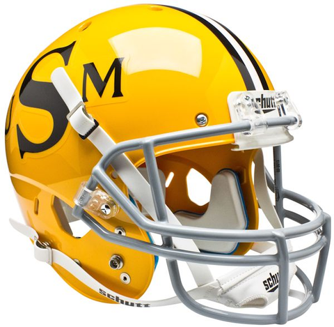 Southern Mississippi Golden Eagles Full XP Replica Football Helmet Schutt <B>Gold</B>