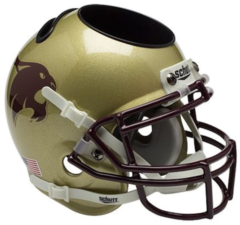 Texas State Bobcats Miniature Football Helmet Desk Caddy