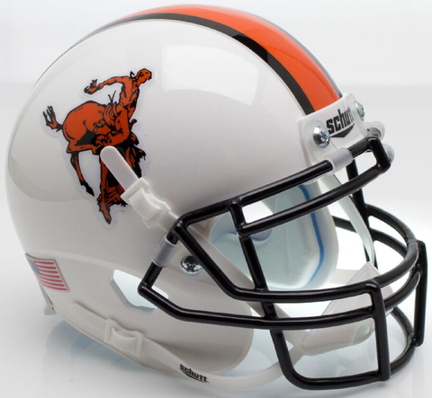 Oklahoma State Cowboys Mini XP Authentic Helmet Schutt <B>Bucking Cowboy</B>